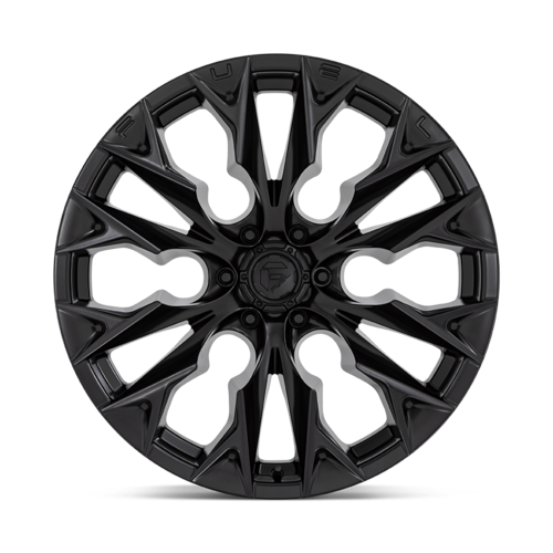 Fuel 1PC D804 Flame 22x10 Blackout Off-Road Wheel with 6x135 Bolt Pattern and -18 Offset
