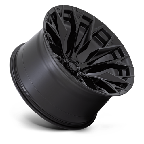 Fuel 1PC D804 Flame 22x12 Blackout Off-Road Wheel with 6x139.7 Bolt Pattern and -44mm Offset