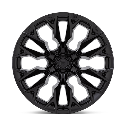Fuel 1PC D804 Flame 22x12 Blackout Off-Road Wheel with 6x135 Bolt Pattern and -44 Offset