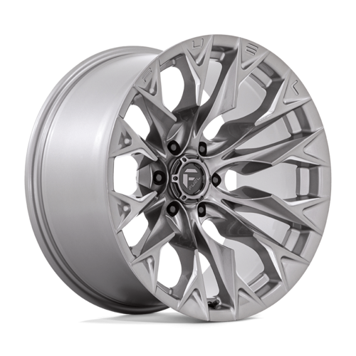 Fuel 1PC D806 FLAME 20x10 Silver Platinum Wheel with -18 Offset and 6x139.7 Bolt Pattern