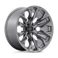 Fuel 1PC D806 FLAME 22x10 Silver Platinum Wheel with -18 Offset and 6x139.7 Bolt Pattern