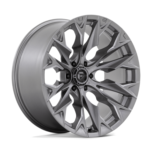 Fuel 1PC D806 FLAME 22x10 Silver Platinum Wheel with -18 Offset and 6x139.7 Bolt Pattern