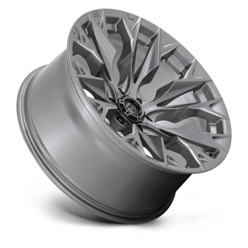 Fuel 1PC D806 Flame 22x10 Wheel with 6x135 Bolt Pattern and -18 Offset in Silver Platinum Finish