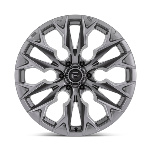 Fuel 1PC D806 Flame 22x10 Wheel with 6x135 Bolt Pattern and -18 Offset in Silver Platinum Finish