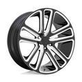 DUB 1PC S255 FLEX 24x10 Inch Gloss Black Milled Wheel with 6x139.7 Bolt Pattern and +30 Offset