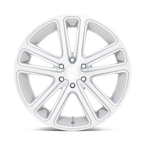 DUB 1PC S257 FLEX 24-Inch Gloss Silver with Brushed Face Wheel - 6x139.7 Bolt Pattern, +30 Offset