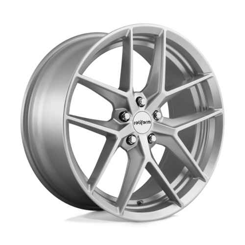 Rotiform R133 FLG 18x8.5 Silver Gloss Wheels with 5x112 Bolt Pattern and 45mm Offset