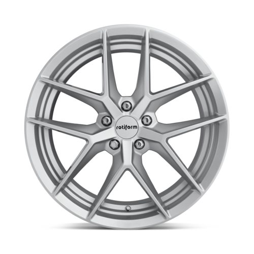 Rotiform R133 FLG 18x8.5 Silver Gloss Wheels with 5x112 Bolt Pattern and 45mm Offset