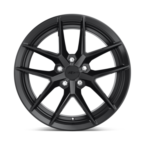 Rotiform R134 FLG 18x8.5 Matte Black Wheel with 5x112 Bolt Pattern and 66.56mm Center Bore