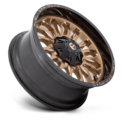 Fuel 1PC D797 ARC 22x10 Bronze Wheel with Black Lip for 8x165.1 Bolt Pattern and -18 Offset