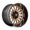 Fuel 1PC D797 ARC 22x12 Platinum Bronze with Black Lip Wheel - 5x114.3/5x127 Bolt Pattern, -44 Offset