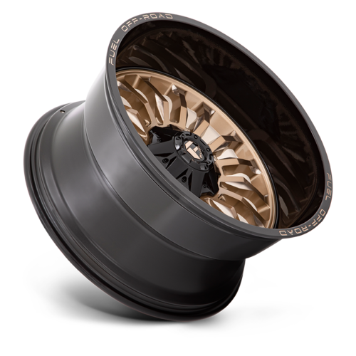 Fuel 1PC D797 ARC 22x12 Platinum Bronze with Black Lip Wheel - 5x114.3/5x127 Bolt Pattern, -44 Offset