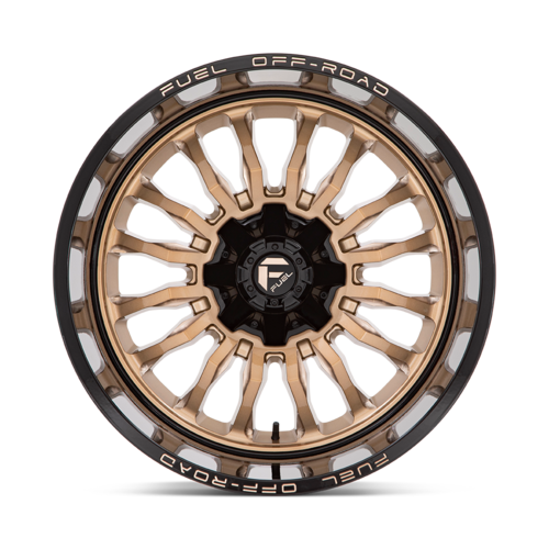 Fuel 1PC D797 ARC 22x12 Platinum Bronze with Black Lip Wheel - 5x114.3/5x127 Bolt Pattern, -44 Offset