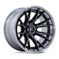 Fuel 1PC Catalyst 20x9 Inch Gloss Black Wheel with Brushed Gray Tint Face & Lip - 8x180 Bolt Pattern, +1 Offset