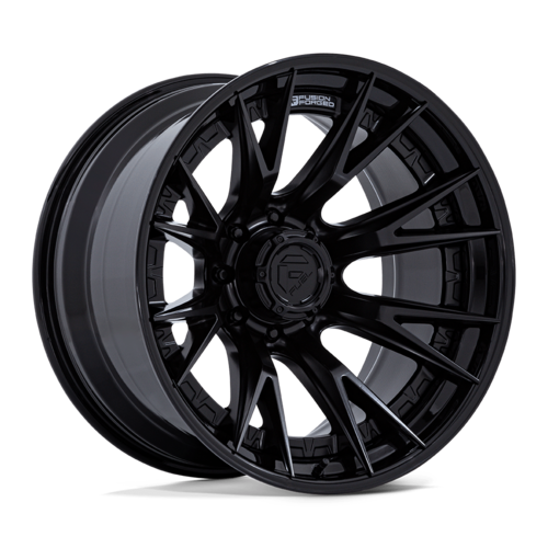 Fuel 1PC Catalyst 22x10 Matte Black with Gloss Black Lip Wheel - 8x180 Bolt Pattern, -18 Offset, 124.2 Center Bore