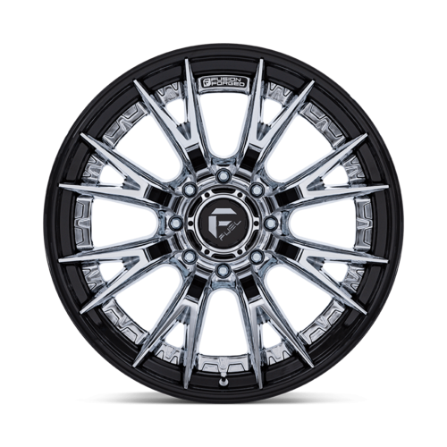 Fuel 1PC Catalyst 20x10 Chrome with Gloss Black Lip - 8x180 Bolt Pattern, -18 Offset, 124.20 Center Bore