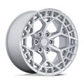 Fuel 1PC FC873 Charger 17x9 Inch Gloss Silver Machined Face Wheel with -12 Offset and 5x127 Bolt Pattern