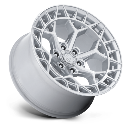 Fuel 1PC FC873 Charger 17x9 Inch Gloss Silver Machined Face Wheel with -12 Offset and 5x127 Bolt Pattern