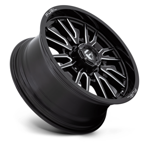 Fuel 1PC D761 Clash 20x9 Gloss Black Milled Wheel with 8x180 Bolt Pattern and +20 Offset