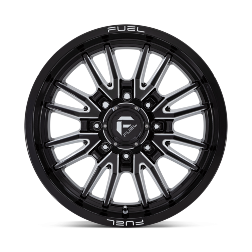 Fuel 1PC D761 Clash 20x9 Gloss Black Milled Off-Road Wheel with 8x165.1 Bolt Pattern and 125.10 Center Bore
