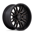 Fuel 1PC D762 Clash Matte Black Double Dark Tint 20x10 8x170 -18 Offset Wheel