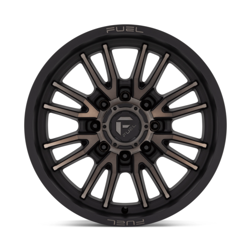 Fuel 1PC D762 Clash 20x9 Matte Black Double Dark Tint Wheel with 8x180 Bolt Pattern and 124.2mm Center Bore