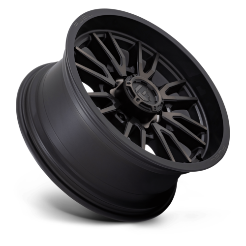 Fuel 1PC D762 Clash Matte Black Double Dark Tint 20x9 Wheel with 8x180 Bolt Pattern and 124.20mm Center Bore