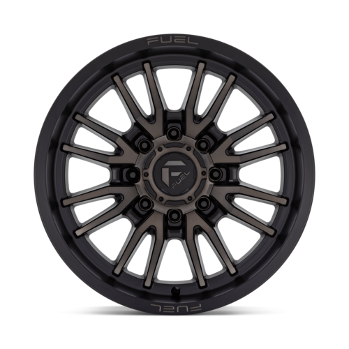 Fuel 1PC D762 Clash Matte Black Double Dark Tint 20x9 Wheel with 8x180 Bolt Pattern and 124.20mm Center Bore