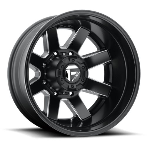 Fuel 1PC D538 Maverick 20x8.25 Matte Black Milled Wheel with 8x165.1 Bolt Pattern and -221 Offset