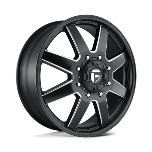 Fuel 1PC Maverick D538 Wheel - 24x8.25 Matte Black Milled with 8x165.1 Bolt Pattern and +105 Offset