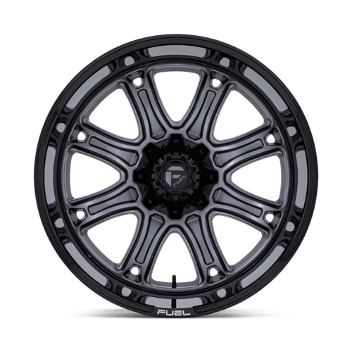 Fuel 1PC Darkstar 20x9 Matte Gunmetal with Black Lip Wheel - 8x170 Bolt Pattern, +1 Offset, 125.10 Center Bore