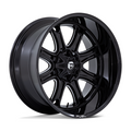 Fuel 1PC DARKSTAR 22x9 Gloss Black Milled Wheel with 6x135/6x139.7 Bolt Pattern