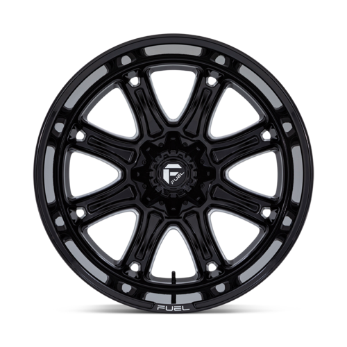 Fuel 1PC Darkstar 22x9 Gloss Black Milled Wheel with 8x165.1 Bolt Pattern and +1 Offset