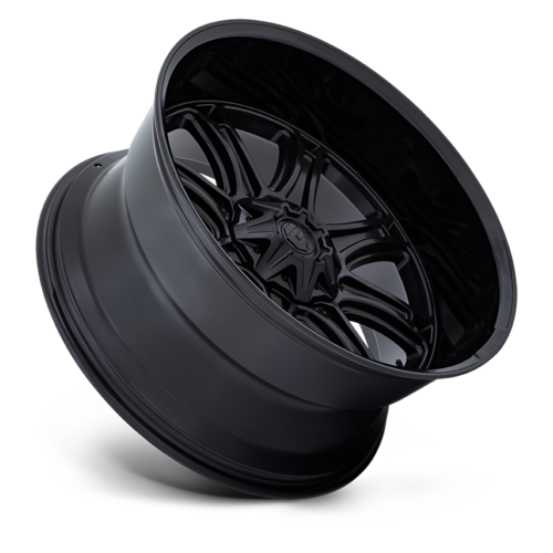 Fuel 1PC Darkstar 22x10 Matte Black with Gloss Black Lip Wheel - 8x165.1 Bolt Pattern, -18 Offset, 125.10 Center Bore