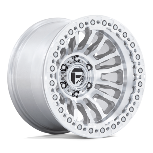 Fuel 1PC FC125 RINCON Beadlock Wheel - 20x10 Inches, 8x6.5 Bolt Pattern, Machined Finish, Offset -48