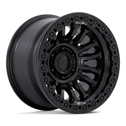 Fuel 1PC FC125 RINCON Beadlock 17x9 Blackout Wheel with -38 Offset