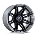 Fuel 1PC FC401 BRAWL 20x10 Wheel with Gloss Black Brushed Dark Tint Finish