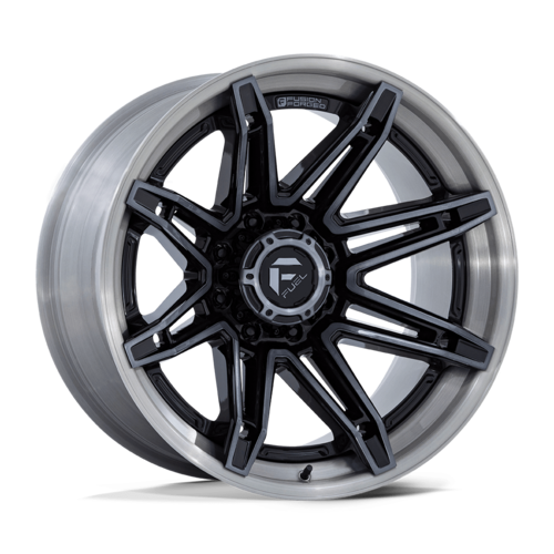 Fuel 1PC FC401 Brawl 20x10 Inch Gloss Black with Brushed Gray Tint Face & Lip Wheel