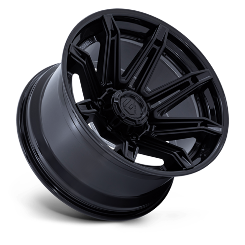 Fuel 1PC FC401 BRAWL 22x10 Matte Black with Gloss Black Lip Wheel - 8x6.5 Bolt Pattern, -18 Offset, 125.10 Center Bore