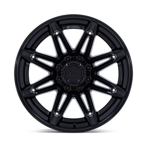 Fuel 1PC FC401 BRAWL 20x10 Matte Black with Gloss Black Lip Wheel