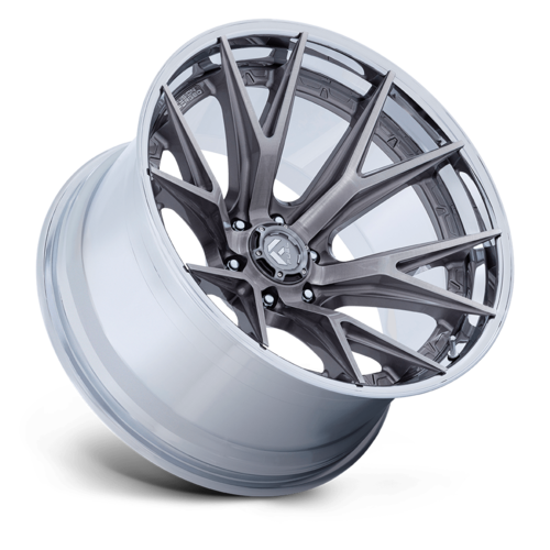 Fuel 1PC FC402 Catalyst 20x9 Inch Silver Platinum Chrome Lip Wheel with 6x135 Bolt Pattern and +20 Offset