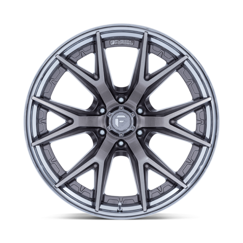 Fuel 1PC Catalyst 20x9 Inch Alloy Wheel with Chrome Lip and Silver Finish