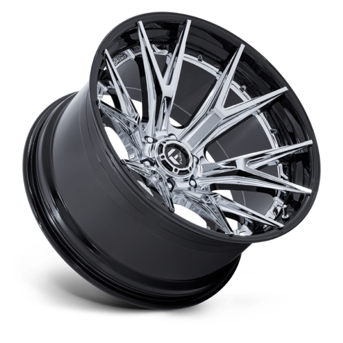 Fuel 1PC Catalyst 20x10 Chrome with Gloss Black Lip Wheel - 6x139.7 Bolt Pattern, -18 Offset, 106.10mm Center Bore