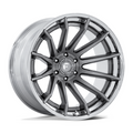 Fuel 1PC FC403 BURN 22x12 Wheel - Platinum Finish with Chrome Lip, 6x135 Bolt Pattern, -44mm Offset