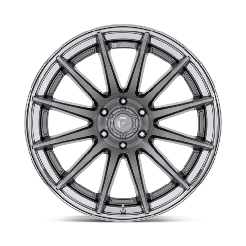 Fuel 1PC FC403 BURN 22x12 Inch Platinum with Chrome Lip Wheel with 5x127 Bolt Pattern and -44 Offset