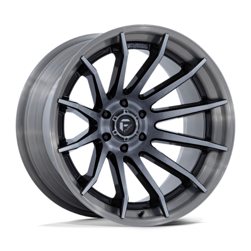 Fuel 1PC FC403 BURN 22x10 Inch Gloss Black Wheel with Brushed Gray Tint Face & Lip, 6x139.7 Bolt Pattern, -18 Offset, 106.10 Center Bore