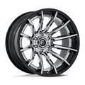 Fuel 1PC FC403 BURN 22x12 Chrome with Gloss Black Lip Wheel, 6x139.7 Bolt Pattern, -44 Offset, 106.10mm Center Bore