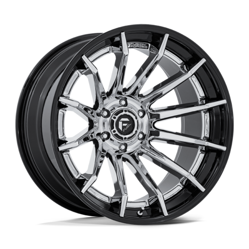 Fuel 1PC FC403 BURN 20x9 Chrome with Gloss Black Lip Wheel