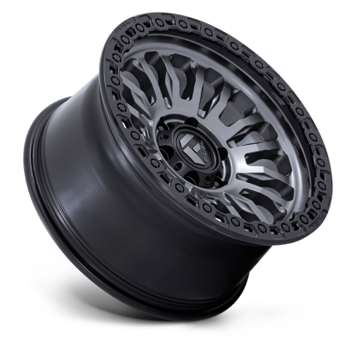 Fuel 1PC FC857 RINCON 20x10 Matte Gunmetal with M-Black Lip - 8x180 Bolt Pattern, -18 Offset