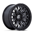 Fuel 1PC RINCON 20x9 Black Gloss Milled Wheel with 6x139.7 Bolt Pattern and +1 Offset